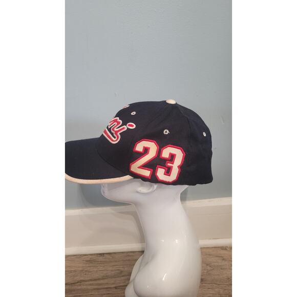 Vintage Karl Kani Jeans #23 Hat Navy Blue Red Embroidered Baseball Cap 90s... - Picture 2 of 9